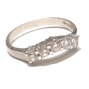 Pt850 プラチナ850 ダイヤ 0.52ct リング